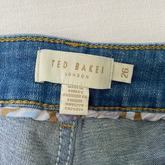 Ted Baker London High Rise Skinny Jeans Size 26 - Picture 3 of 11